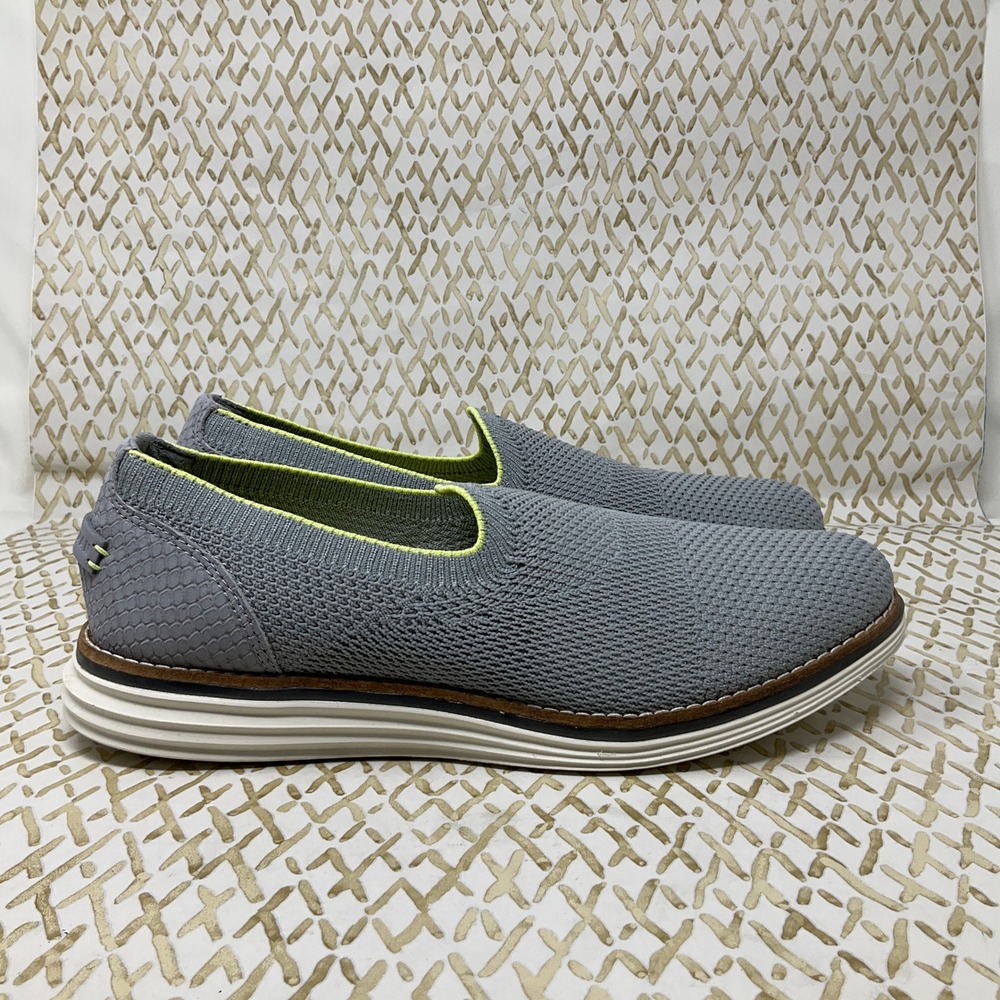 Cole Haan Original Grand Meridian Loafers Slip On Gray Sleet Snake Womens 8.5 B